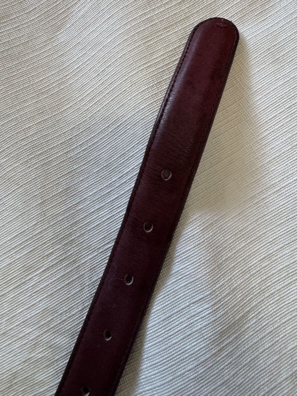 Coach Vintage made USS Leather Belt with Gold Buckle medium - Picture 5 of 7